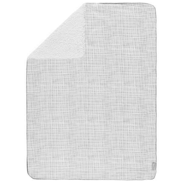 Trend Lab Grey 100 Brushed Deluxe Cotton Flannel Receiving Blanket